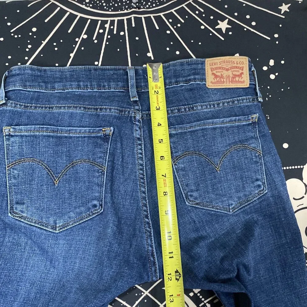 Levis 711 Skinny Denim Jeans Womens 29 Casual Preppy Western Streetwear - Picture 6 of 7